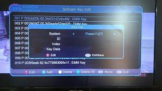 How To put Biss Key and Power key in Solid 6141 box