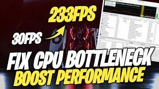 How To Fix CPU Bottleneck (Fix Stutters/Freezing) | Increase GPU Performance