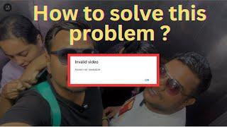 “Asset not readable “ , YouTube upload , How to solve this problem ? #youtube #tricksandtips #tricks