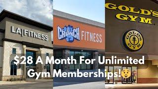 $28 a Month for UNLIMITED Gym Memberships!!! Active & Fit Direct Informative Video