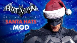 Batman: Arkham Origins but everyone wears a Santa Hat