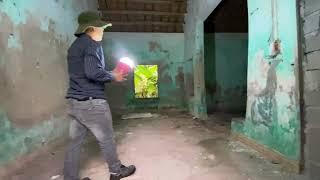 Clean up an abandoned house with overgrown trees on the roof - Perfect transformation