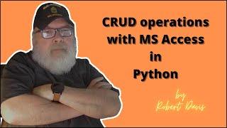 Learn CRUD operations on MS Access database using Python, pyodbc and Sublime Text