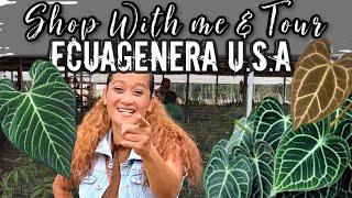SHOP WITH ME ECUAGENERA USA TOUR - Plant Shopping, Tropical Plants, Houseplants, Collective Plants
