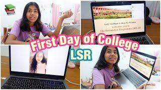 Vlog: My First Day of Online College (LSR Orientation, Delhi University) 