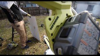 Ryobi one+ Miter Saw torture test