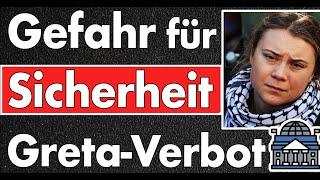 "Gewaltbereit" Polizei Dortmund erklärt Greta Thunberg zur Gefahr, verbietet Demo & räumt Camp!