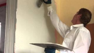 Interior Veneer Plaster patch over sheetrock