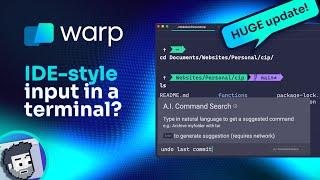 IDE-style Warp Terminal Update