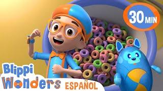 Cereal remojado con Blippi| Caricaturas infantiles | Moonbug en Español - Blippi Wonders