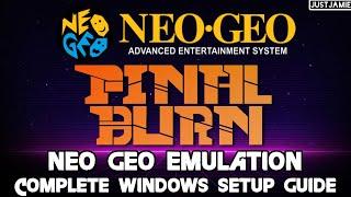 Final Burn AlphaNeo Geo Emulation Full Setup Guide #snk #neogeo #emulator