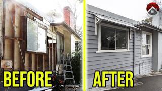 Extreme Aussie Home Renovation | 3-Month Termite Damage Fix in 14 Minutes