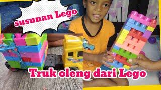 membuat truk oleng dari lego