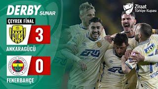 Ankaragücü 3-0 Fenerbahçe MAÇ ÖZETİ (Ziraat Türkiye Kupası Çeyrek Final ) / 27.02.2024