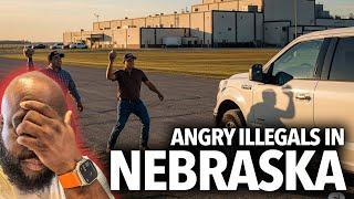 Angry, Upset Illegal Migrants Throw Rocks and Use the N-Word At ICE Agents After Raid At Meat Plant
