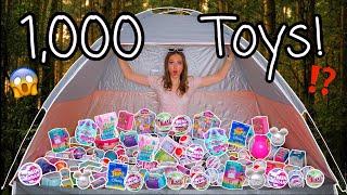 I FILLED A *TENT* WITH 1,000 MYSTERY TOYS!!!️🪵⁉️ (LUCKY DIP CHALLENGE!) | Rhia Official