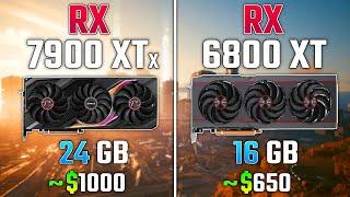 RX 7900 XTX vs RX 6800 XT | Test in 6 Games