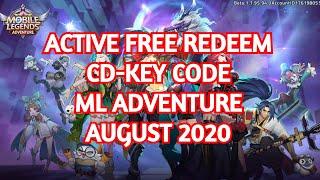 ALL NEW CDKEY CODE MOBILE LEGENDS ADVENTURE AUGUST 2020