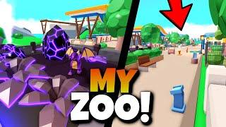 BUILDING A MASSIVE ZOO! My Zoo Tycoon Roblox