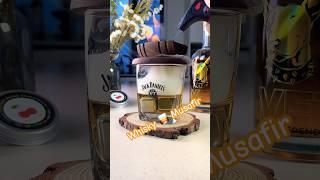 Burning. neat Whisky  Smoked Neat Whisky at Home  | Ultimate Bar Ritual #whisky #bar #neat