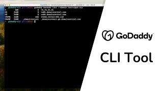 how to use GoDaddy in command line - step by step tutorial