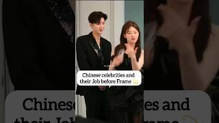 What Did Chinese Celebrities Do BEFORE They Became FAMOUS?#youtubeshorts #zhaolusi #chenzheyuan