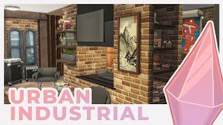 Urban Industrial Apartment // Upland Place Series // No CC // Sims 4 Stop Motion Build