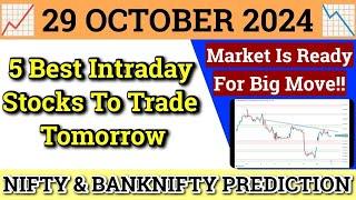 Daily Best Intraday Stocks | 29 October 2024 | Stocks to buy tomorrow | Detailed Analysis