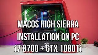 macOS High Sierra installation on PC and Benchmarks