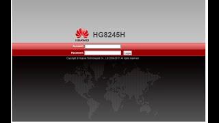Cambiar contraseña Módem Huawei HG8245H