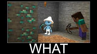 Smurf Cat in Minecraft wait what meme part 182