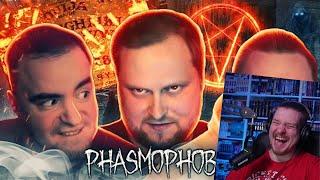 СМЕШНЫЕ МОМЕНТЫ С КУПЛИНОВЫМ ► Phasmophobia #5 | РЕАКЦИЯ НА КУПЛИНОВА