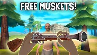  I Gave Away Free Muskets To Viewers! - Tribals.io