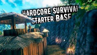 Valheim S4 : Ep2 Building a Safe Base and Hunting for Bones!