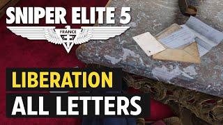 Sniper Elite 5 - Mission 6: All Personal Letter Locations (Letters)