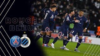  𝐑𝐨𝐮𝐠𝐞 & 𝐁𝐥𝐞𝐮 : Paris Saint-Germain vs Club Brugge (4-1) | Champions League