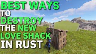 Best Ways To Destroy the NEW Wood SHELTER in Rust!