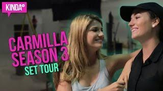 Carmilla Season 3 Set Tour with ELISE + NATASHA! | KindaTV