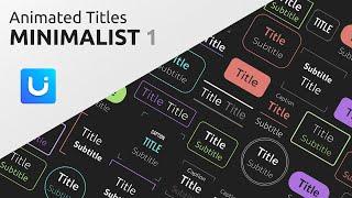 Animated Titles - Minimalist 1 - Doozy UI - Addon Preview