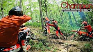 Tobin Miller does Hard Enduro at Hansens Hollow Spragueville, Ia