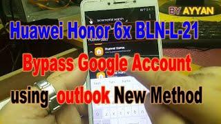 Honor 6X Frp Bypass 2023 Without Pc | Honor Google Account Remove With Talkback | Easy Method