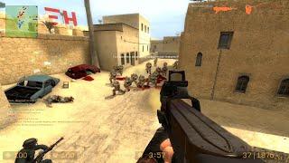 CS:Source Zombie Mod by ElitE HunterZ - zm_dust2_64_v1