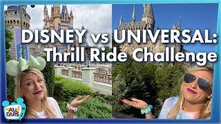 DISNEY vs UNIVERSAL: Thrill Ride Challenge