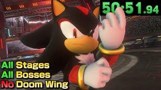 Shadow Gens : All Stages (& Bosses) No Wing in 50:51.940