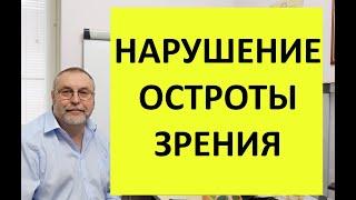 Нарушение остроты зрения. Есть еще способы коррекции, способные кардинально изменить проблему.