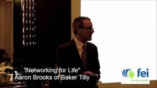 "Networking for Life" by Aaron Brooks