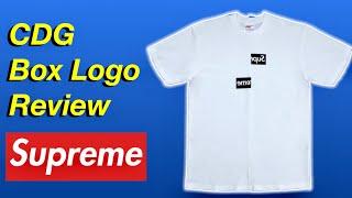 SUPREME COMME DES GARÇONS (CDG) SPLIT BOX LOGO REVIEW (HOW TO LEGIT CHECK & COMPARISON)