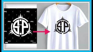 How to Place Logo on T-Shirt - How to Remove Watermark From any JPG Logo - Corel Draw Tutorial