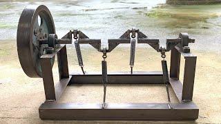 Build Flywheel Spring Machine Make Electricity Free Energy Generator Perpetual Motion Yes or no