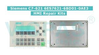 6ES7621-6BD01-0AE3 For Siemens C7-621 Membrane Keypad Switch And Plastic Case Repair Parts Kit